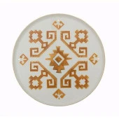 Porland Arabesque Serisi 27cm Düz Tabak Desen1 - 1