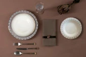 Porland Yemek Takımı 60 Parça Sweet Romantıc - 1