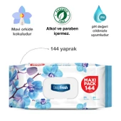 Deep Fresh Maxi Pack Islak Mendil Orkide 144 Yaprak thumbnail 2