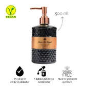 Savon De Royal Luxury Vegan Sıvı Sabun Black Pearl 500 ml thumbnail 6