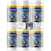 Amore Goldy Mix Granules 6  adet 125 ml Japon Balık Yemi ve Clear Akvaryum Su Berraklaştırıcı - 1