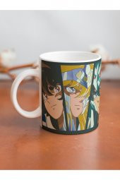 Anime Armaduras Sagradas Özel Tasarım Baskılı Kupa Bardak Hediye Kupa Bardak Çay-Kahve Bardağı - 1