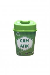 ECRİN Sıfır Atık Geri Dönüşüm Cam Atık Kutusu 60 Lt - 1