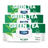 Deep Fresh Doğal Özler Yeşil Çay Islak Mendil 3 x 120 Yaprak - 7