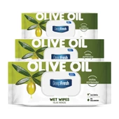 Deep Fresh Doğal Özler Zeytinyağı Islak Mendil 3 x 120 Yaprak - 7