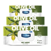 Deep Fresh Doğal Özler Zeytinyağı Islak Mendil 3 x 120 Yaprak - 2