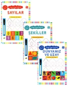 Çizgi Çizgi Etkinlik Şekiller - Sayılar - Dünyamız ve Uzay 3’lü Set (4+ Yaş) thumbnail 1