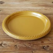 Gold (Altın Sarısı) Renk Plastik Tabak 22 cm-20 Adet - 2