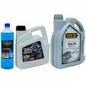 Powerten 5w30 Motor Yağı 4 litre + Kırmızı Antifriz 3 Litre + Cam Suyu 2022 - 1