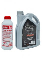 Powerten 10W40 Motor Yağı 4 Litre + Kırmızı Antifriz 1.5 litre 2022 - 1