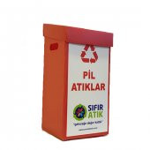Sıfır Atık Kolisi 10 litre Pil Atık - 1