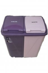 Violet 2li Kirli Çamaşır Sepeti - 1