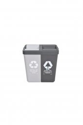 Geri Dönüşüm Metal Plastik Evsel Atık Çöp Kovası 80lt-mpe416 - 1