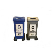50 litre Geri Dönüşüm Atık Kovası 2li set - 1