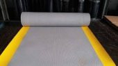 İzole Hali Gri sarı şeritli 2mm 10Kw 1x10 metre - 1