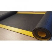 İzole Yalitkan Paspas siyah sarı şeritli 2mm 10Kw 50X70 CM - 1