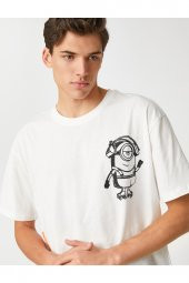 Minions Oversize Tişört Bisiklet Yaka Lisanslı Baskılı thumbnail 1