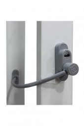 Penkid Çelik Halatlı Pvc Pencere Emniyet Çocuk Güvenlik Kilidi Antrasit - 1
