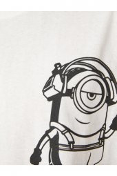 Minions Oversize Tişört Bisiklet Yaka Lisanslı Baskılı thumbnail 6