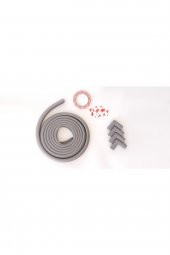 - Slim (ince) Kauçuk Kenar + Köşe Koruyucu Set Gri - 1
