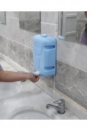 Okul, Işyeri Ve Toplu Kullanım Alanları Için 5kg Butonlu Sıvı Sabunluk - 1