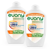 Evony Antibakteriyel Sıvı Sabun Soft Care 1500ml 2 Adet - 1