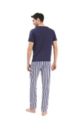 YENİ İNCİ YARIM KOL ERKEK PİJAMA TAKIM EPJ840 - 2