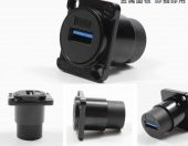 USB 3.0 Panel Tip Dişi - Dişi Konnektör - 1