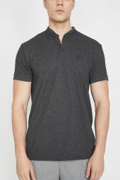 Erkek Gri T-Shirt 9YAM12033LK - 3