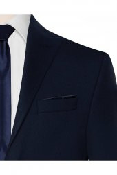 SÜVARİ Lacivert Slim Fit Takım Elbise - 3