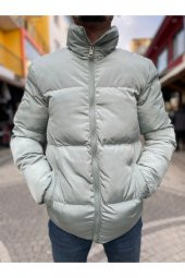 BLUES MODA DİK YAKA ŞIK GÖRÜNÜMLÜ ŞİŞME MONT - 1