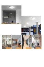 Nisaluce 20W Ledli Glop Armatür 6400K Beyaz - Sıva Üstü Tavan Balkon Armatür thumbnail 3