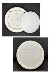 Nisaluce 20W Ledli Glop Armatür 6400K Beyaz - Sıva Üstü Tavan Balkon Armatür thumbnail 5