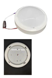 Nisaluce 20W Ledli Glop Armatür 6400K Beyaz - Sıva Üstü Tavan Balkon Armatür thumbnail 6