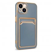 Apple iPhone 13 Kılıf Zore Bark Kartlıklı Kapak - 6