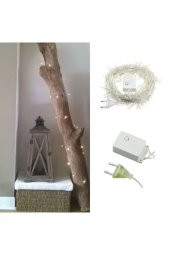 100 Ledli 8 Fonksiyonlu 10 Metre Led Aydınlatma Dekor Lambası (beyaz) - 1