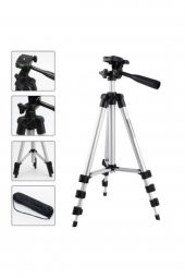 Buffer 360 Derece Ayarlanabilir Katlanabilir Profesyonel Çekime Uygun 150 Cm Ayaklı Tripod - 1