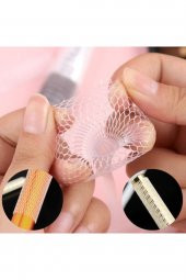 Makyaj Far Allık Kontür Eyeliner Fırça Malzemeleri Ürünleri Koruyucu File Kapak Örgü Kılıf Set 20Li - 2