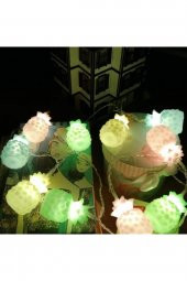 Karışık Renk Dekoratif Ananas Dolama 10lu Şerit Led Işık Zinciri - 2