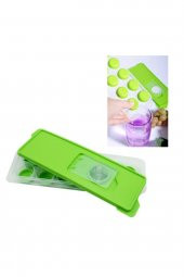 12li Kapaklı Yapışmaz Silikon Tabanlı Plastik Küp Buz Kalıbı - 2