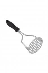 Renkli Plastik Saplı Paslanmaz Metal Patates Ezici Püre Yapıcı - 1