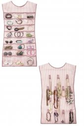 Elbise Şeklinde Takı Düzenleyici İki Taraflı Mücevherler Ve Takılar İçin Takı Organizer - 1