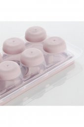 12li Kapaklı Yapışmaz Silikon Tabanlı Plastik Küp Buz Kalıbı - 2