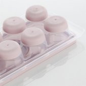 12li Kapaklı Yapışmaz Silikon Tabanlı Plastik Küp Buz Kalıbı - 2