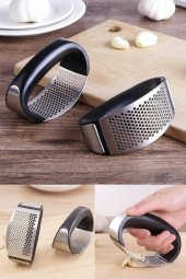 Yeni Sarımsak Ezici Paslanmaz Çelik Garlic Press - 2
