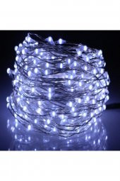 Pilli Dekoratif Peri Led Işık 10 Metre Beyaz Parti Aydınlatma - 1