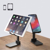 Siyah Aynalı Cep Telefonu Sabitleyici Stand Katlanabilir Ayarlanabilir Telefon Standı - 1