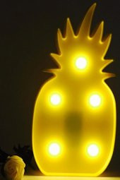 Ananas Şeklinde Ledli Dekoratif Eğlenceli Çocuk Gece Lambası - 1