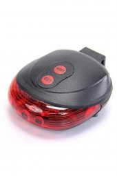 Çok Fonksiyonlu Pilli Bisiklet Led Lazer Işığı Arka Stop Lambası - 2