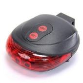 Çok Fonksiyonlu Pilli Bisiklet Led Lazer Işığı Arka Stop Lambası - 1